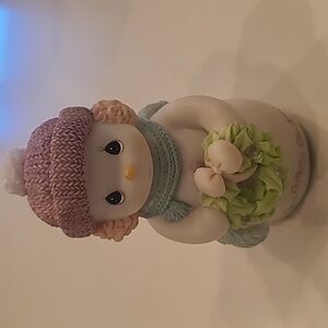 Like New Precious Moments Snow Girl Light Up Wreath